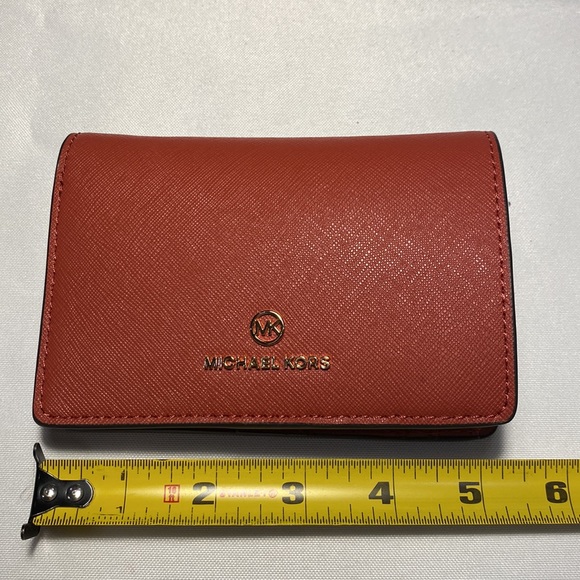 Wallet Leather Michael Kors Jet Set Charm Terracotta - Picture 6 of 13